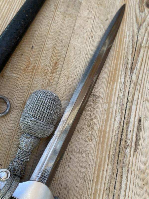 LAND CUSTOMS DAGGER WITH ORIGINAL KNOT BY HORSTER. — image 9