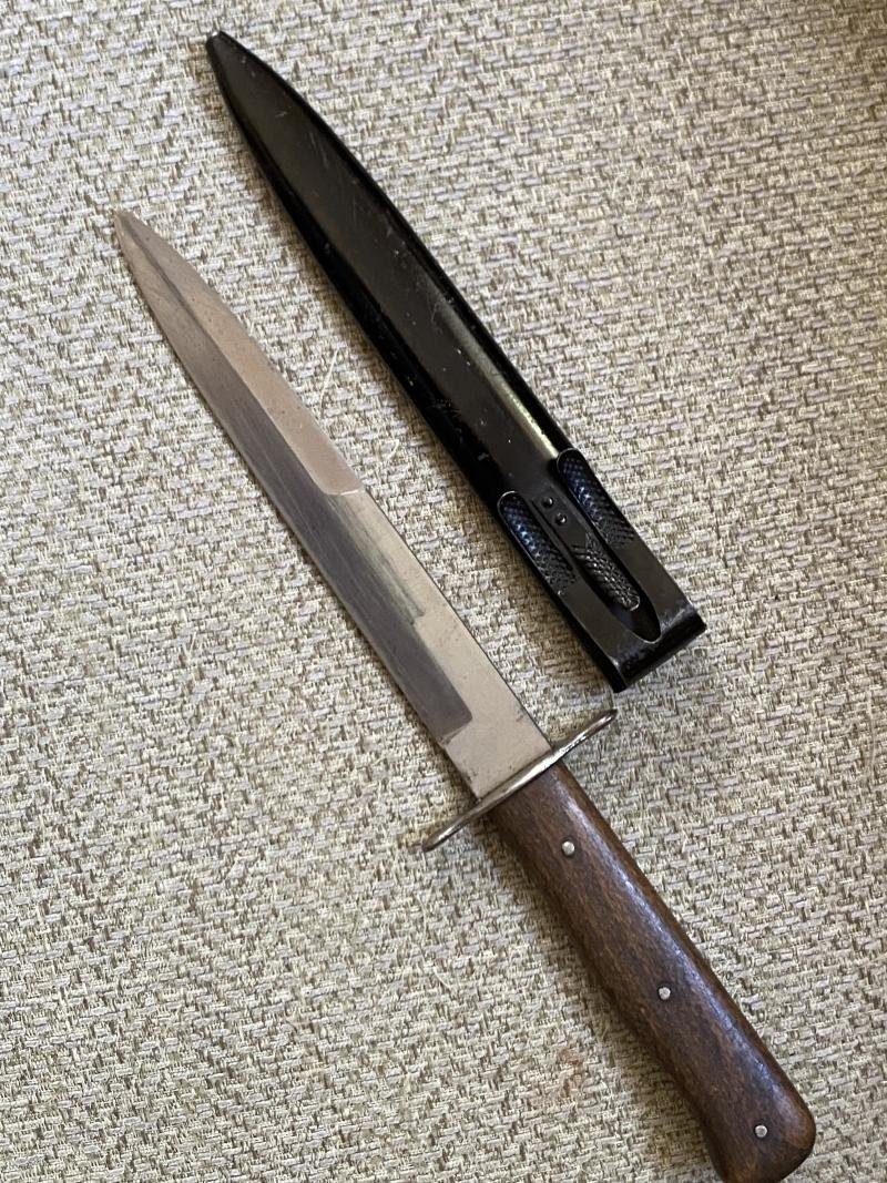 SUPERB LUFTWAFFE FIGHTING KNIFE IN MINT CONDITION '5' MARKED. — image 6