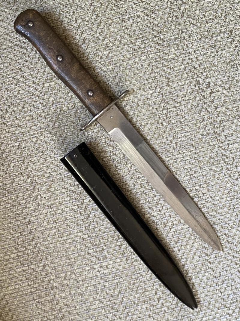 SUPERB LUFTWAFFE FIGHTING KNIFE IN MINT CONDITION '5' MARKED. — image 7