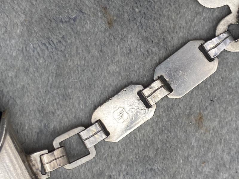 VERY EARLY 1936 SS CHAINED DAGGER - ALL NICKEL FITTINGS! — image 6