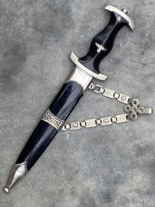 VERY EARLY 1936 SS CHAINED DAGGER - ALL NICKEL FITTINGS!