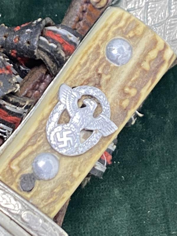 A LONG RURAL POLICE BAYONET BY ALCOSO WITH FROG AND PORTEPEE. — image 4