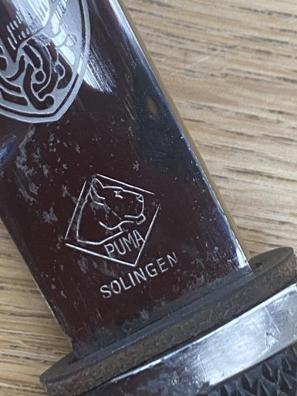 THIRD REICH SHORT ETCHED DRESS BAYONET BY PUMA. — image 6