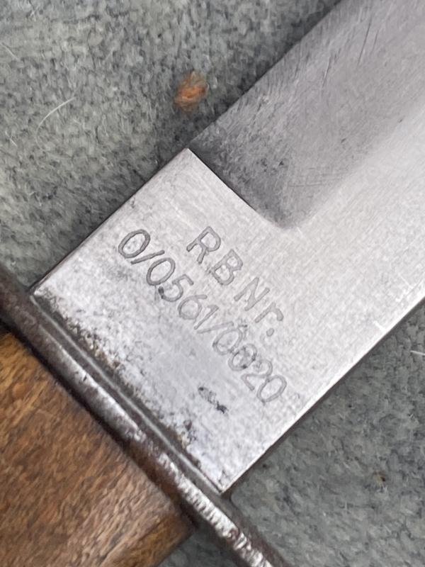 A LUFTWAFFE FIGHTING KNIFE WITH 'Rb' MARKED BLADE AND ALSO THE '5'. — image 9
