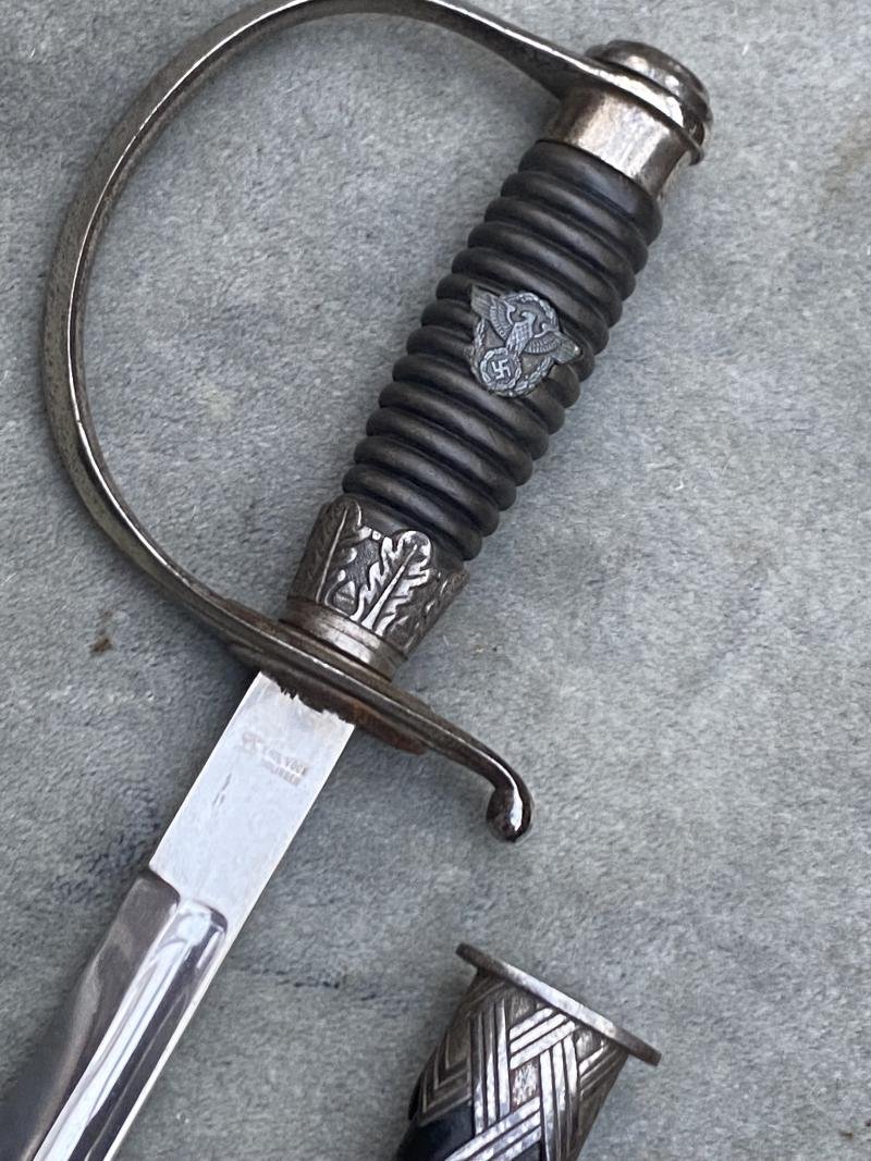 THIRD REICH POLICE NCO's PARADE SWORD BY EMIL VOOS. — image 7