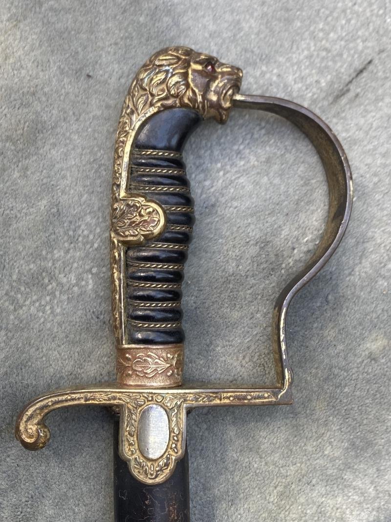 THIRD REICH OFFICERS LION'S HEAD SWORD BY ALCOSO. — image 6