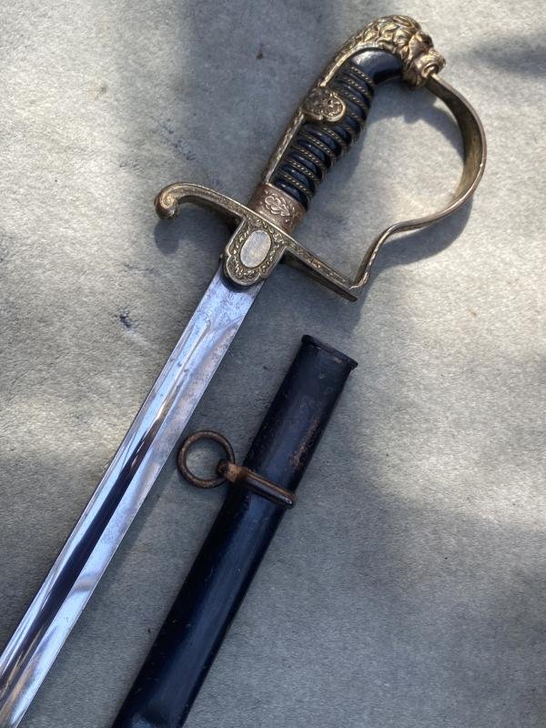 THIRD REICH OFFICERS LION'S HEAD SWORD BY ALCOSO. — image 8