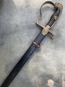 THIRD REICH OFFICERS LION'S HEAD SWORD BY ALCOSO.