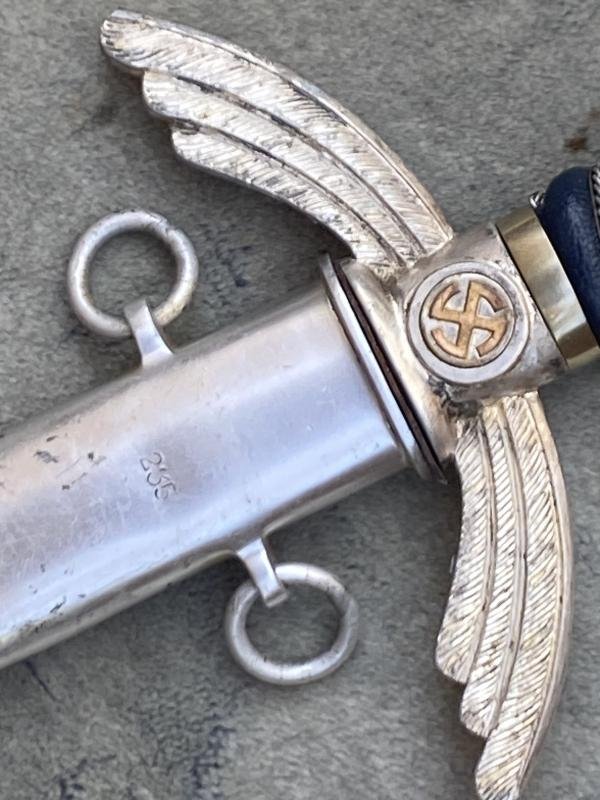 LUFTWAFFE OFFICERS PARADE SWORD 'FLIEGERSCHWERT'. — image 4