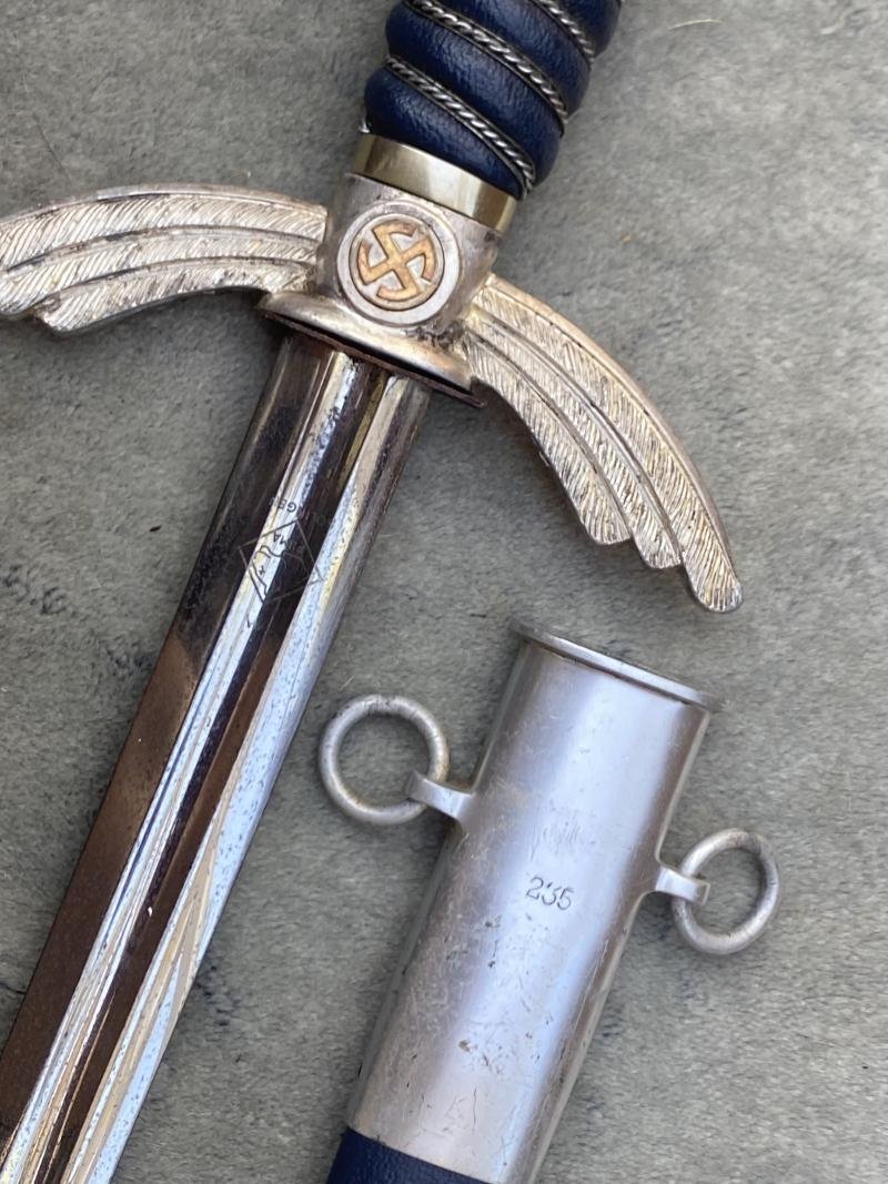 LUFTWAFFE OFFICERS PARADE SWORD 'FLIEGERSCHWERT'. — image 7