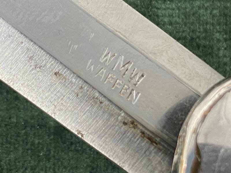 RARE ARMY DAGGER BY WMW WAFFEN WITH HANGERS AND KNOT. — image 10