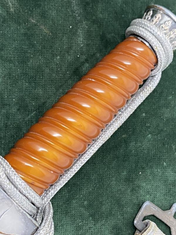 RARE ARMY DAGGER BY WMW WAFFEN WITH HANGERS AND KNOT. — image 6