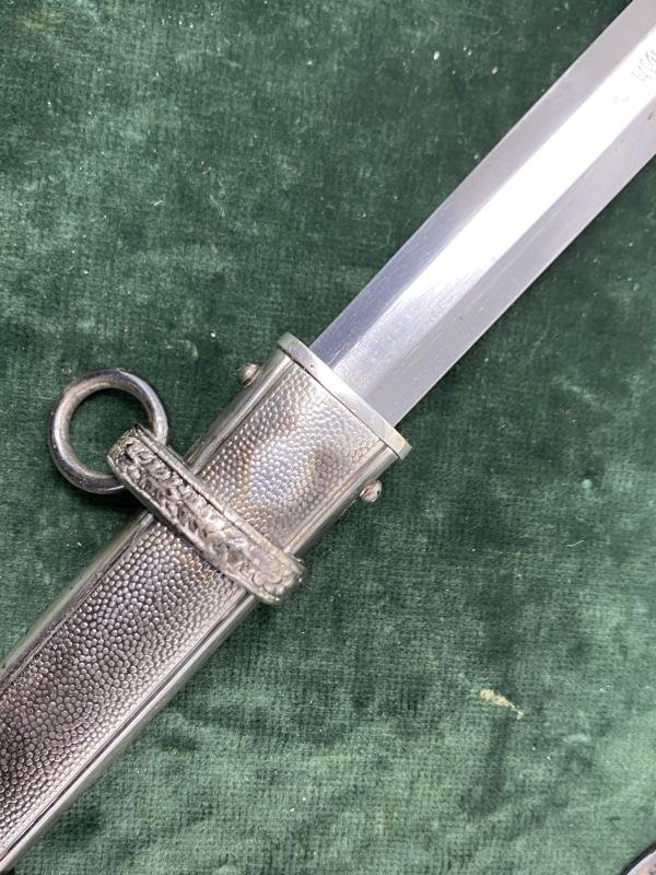 RARE ARMY DAGGER BY WMW WAFFEN WITH HANGERS AND KNOT. — image 7