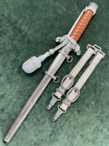 RARE ARMY DAGGER BY WMW WAFFEN WITH HANGERS AND KNOT.