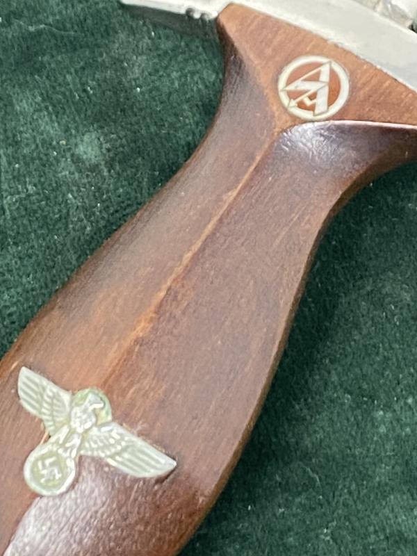 AN ABSOLUTELY STONE MINT RZM SA DAGGER!!!! — image 4