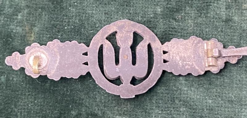 ORIGINAL LUFTWAFFE 'BOMBER'CLASP IN SILVER. — image 5