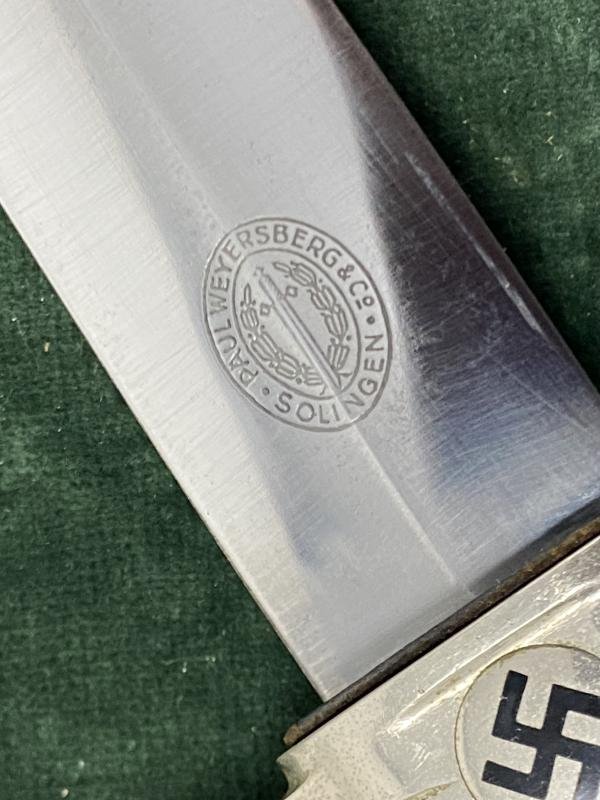 A POSTSCHUTZ OFFICERS DAGGER BY WEYERSBERG — image 9