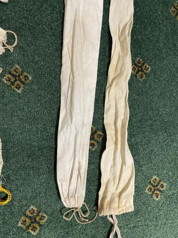OLD COTTON DRAW STRING DAGGER BAGS. — image 3