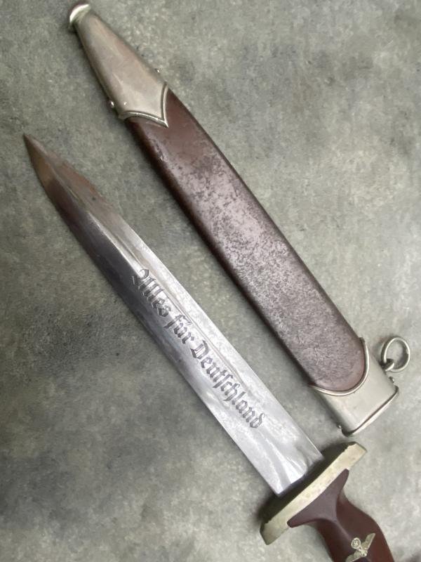 EARLY EICKHORN SA DAGGER WITH FULLY ERASED ROHM BLADE (AND MOST OF THE TRADEMARK!) — image 6