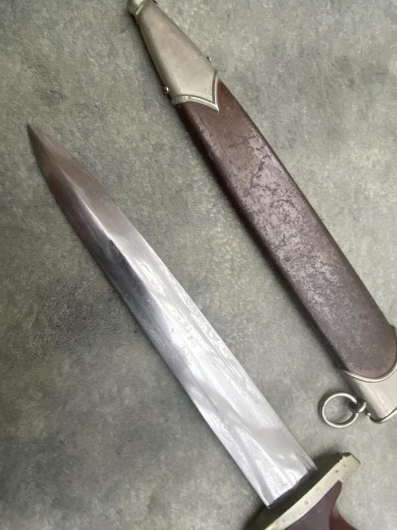 EARLY EICKHORN SA DAGGER WITH FULLY ERASED ROHM BLADE (AND MOST OF THE TRADEMARK!) — image 7
