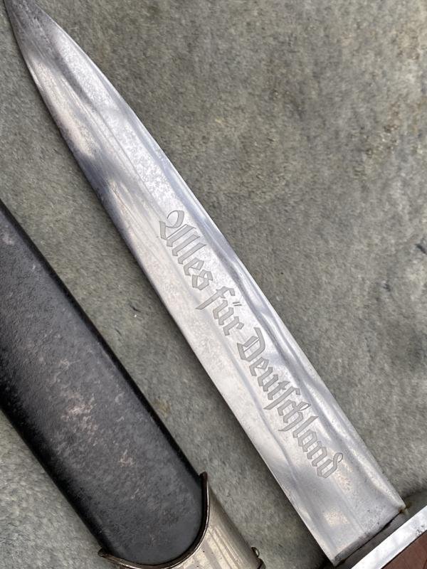 A MOST INTERESTING 'UNTOUCHED' NSKK TRANSITIONAL DAGGER. — image 9