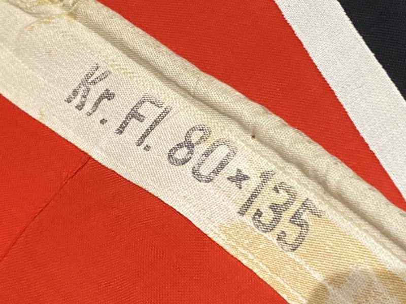 A NEAR MINT EXAMPLE OF A SMALLER REICHSKRIEGSFLAG. — image 7
