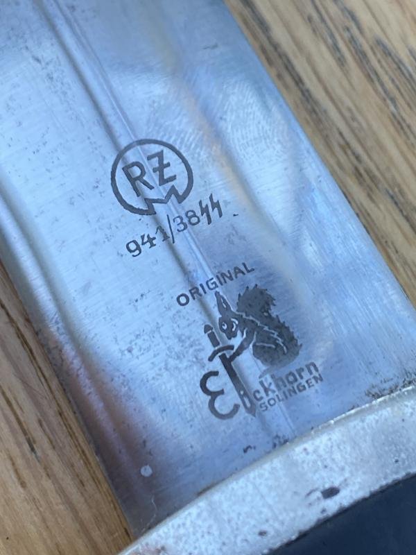 A DOUBLE MARKED 'TRANSITIONAL' EICKHORN '33 SS MANS WITH ORIGINAL VERTICAL HANGER! — image 10