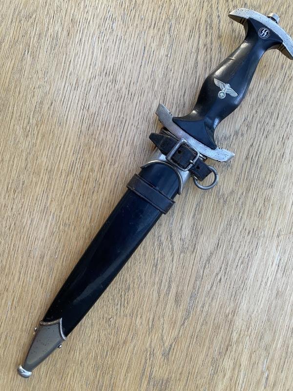 A DOUBLE MARKED 'TRANSITIONAL' EICKHORN '33 SS MANS WITH ORIGINAL VERTICAL HANGER! — image 2