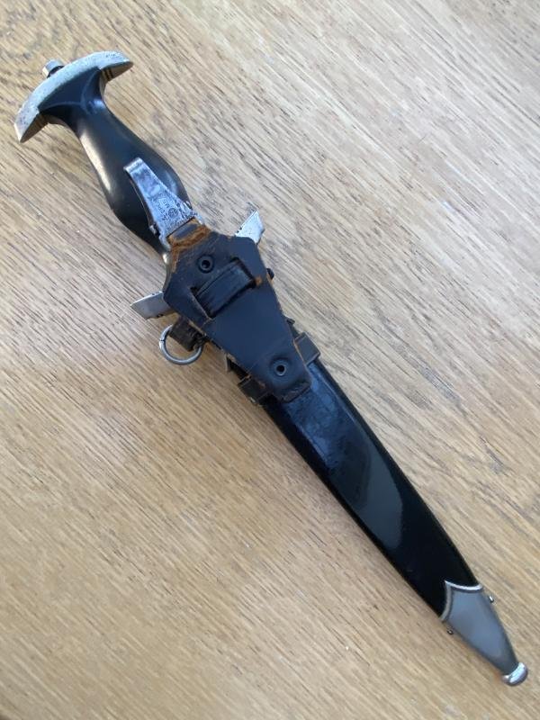 A DOUBLE MARKED 'TRANSITIONAL' EICKHORN '33 SS MANS WITH ORIGINAL VERTICAL HANGER! — image 5