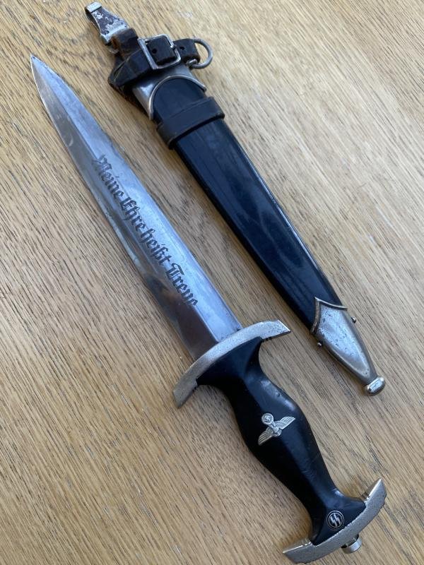 A DOUBLE MARKED 'TRANSITIONAL' EICKHORN '33 SS MANS WITH ORIGINAL VERTICAL HANGER! — image 7