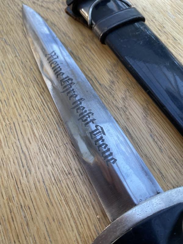 A DOUBLE MARKED 'TRANSITIONAL' EICKHORN '33 SS MANS WITH ORIGINAL VERTICAL HANGER! — image 8