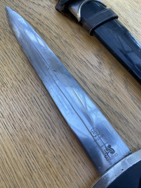 A DOUBLE MARKED 'TRANSITIONAL' EICKHORN '33 SS MANS WITH ORIGINAL VERTICAL HANGER! — image 9