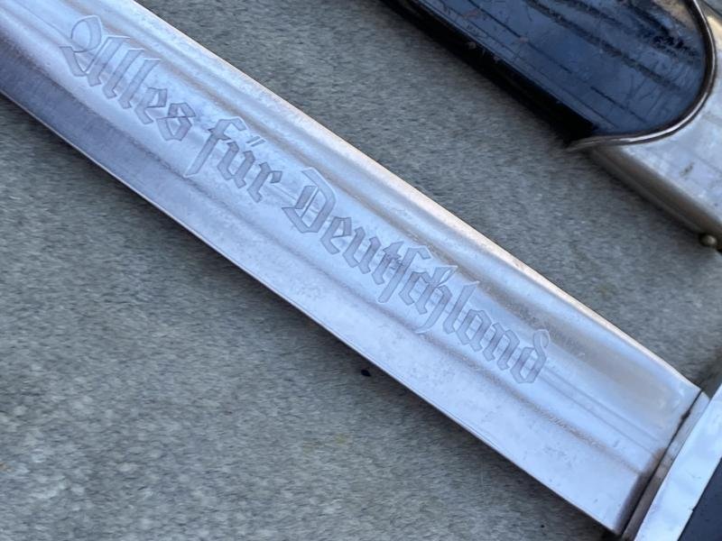 A NSKK (MARINE?) DAGGER BY C.J. KREBS DOUBLE MARKED!! — image 8