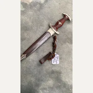EARLY SA DAGGER WITH TRIPLE HANGER RARE 9/10 MAKER.