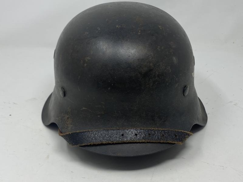 THIRD REICH M42 'RAW EDGE' LUFTWAFFE HELMET. — image 4