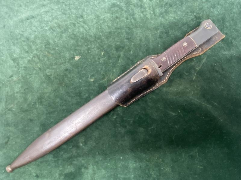 THIRD REICH K98 BAYONET- MATCHING NUMBERS AND ORIGINAL FROG.