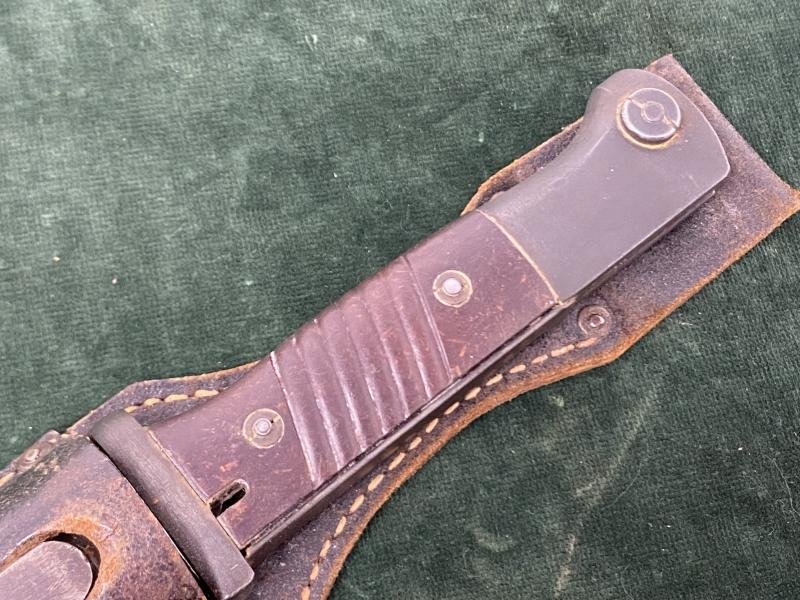 THIRD REICH K98 BAYONET- MATCHING NUMBERS AND ORIGINAL FROG. — image 3