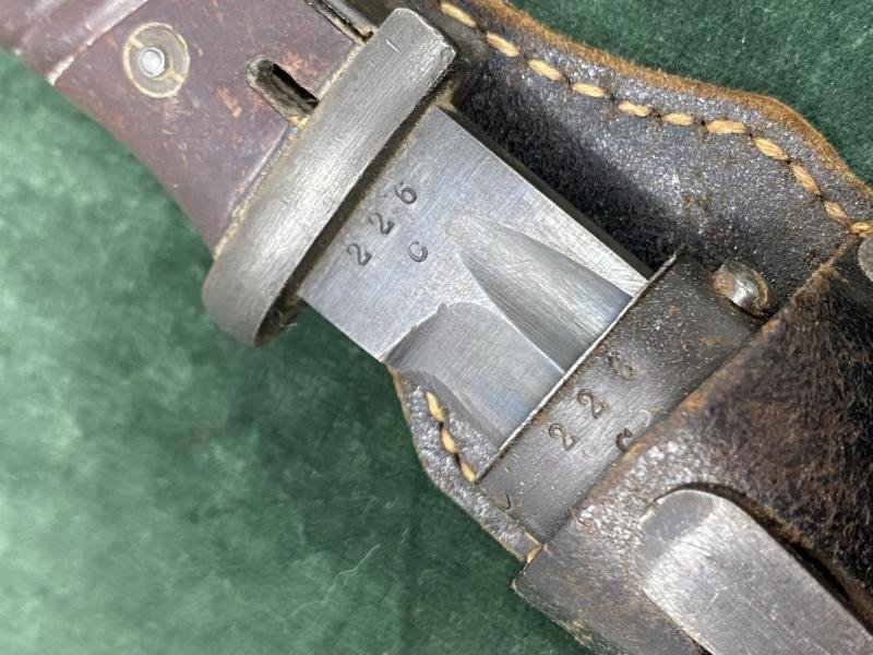 THIRD REICH K98 BAYONET- MATCHING NUMBERS AND ORIGINAL FROG. — image 7