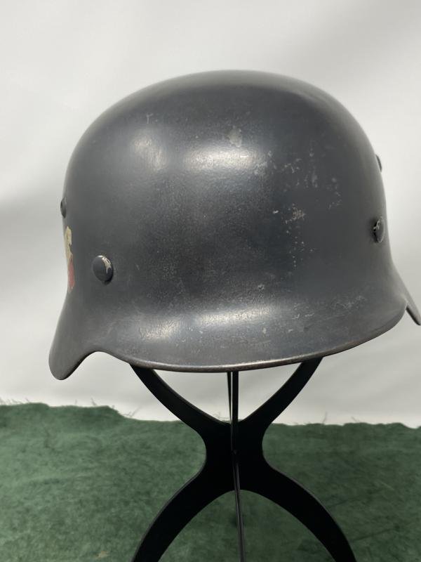 ORIGINAL M35 DOUBLE DECAL LUFTWAFFE HELMET. — image 6