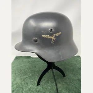 ORIGINAL M35 DOUBLE DECAL LUFTWAFFE HELMET.