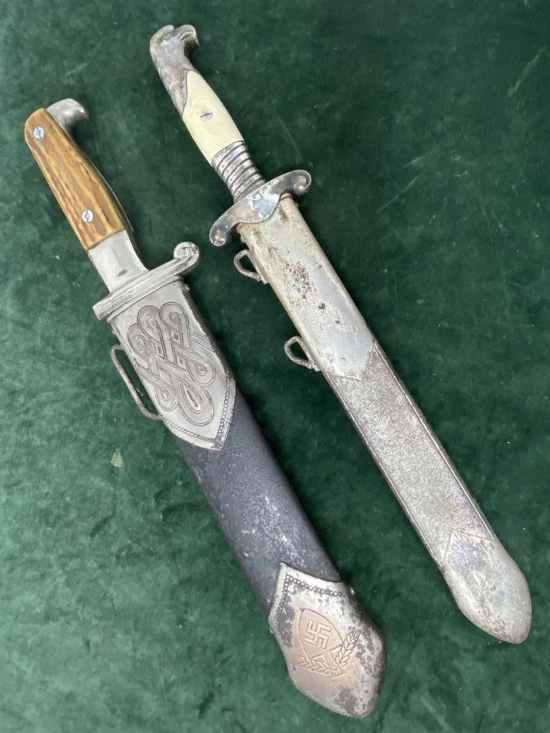 A UNIQUE OPPORTUNITY TO BUY A RAD OFFICERS DAGGER & A RAD HEWER TOGETHER FOR A SPECIAL PRICE, BOTH BY THE SAME MAKER!!!!!!!! — image 5