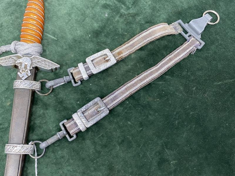 2nd Pattn. LUFTWAFFE DAGGER BY EICKHORN WITH GILDED SWAZ's , STRSPS & KNOT. — image 5