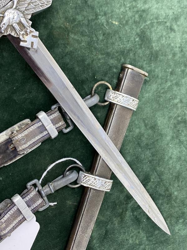 2nd Pattn. LUFTWAFFE DAGGER BY EICKHORN WITH GILDED SWAZ's , STRSPS & KNOT. — image 9