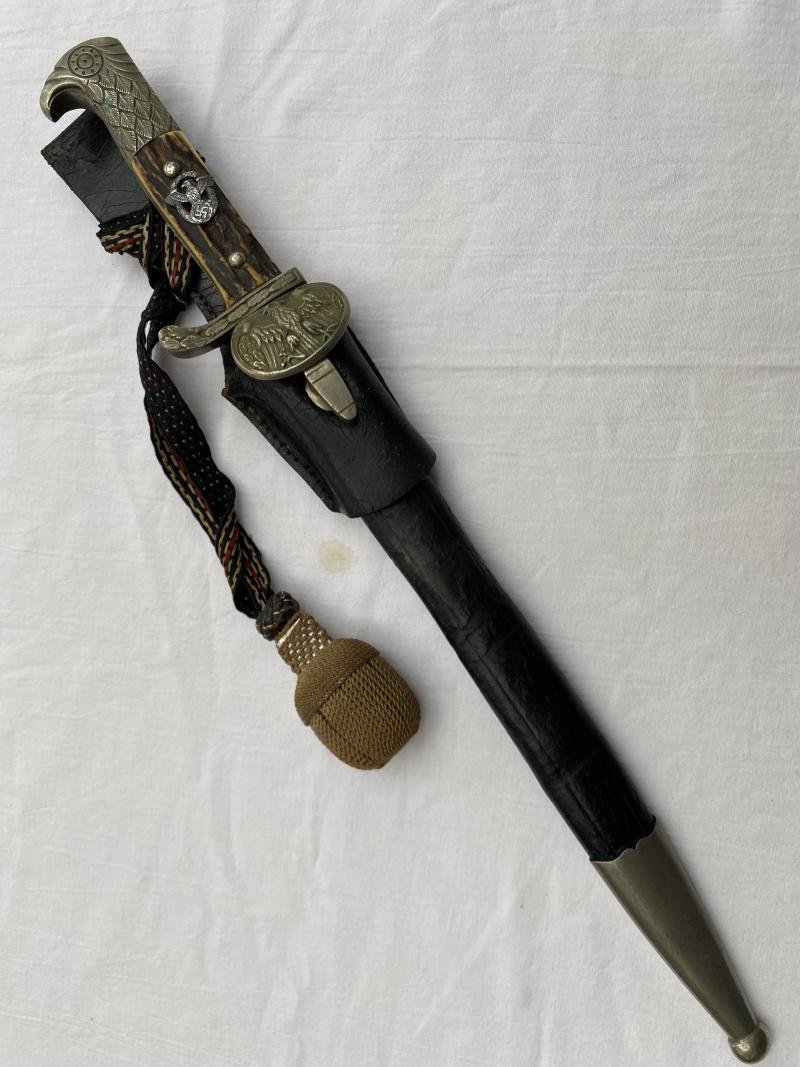 THIRD REICH SHORT CLAMSHELL POLICE BAYONET BY ALCOSO. . — image 2