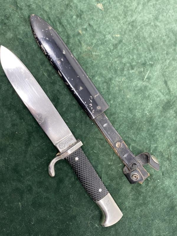 A VERY NICE EXAMPLE OF A DOUBLE MARKED HJ DAGGER. — image 8