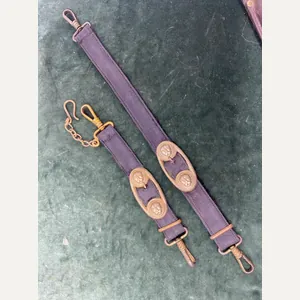 A SET OF MATCHING NAVAL DAGGER HANGERS.