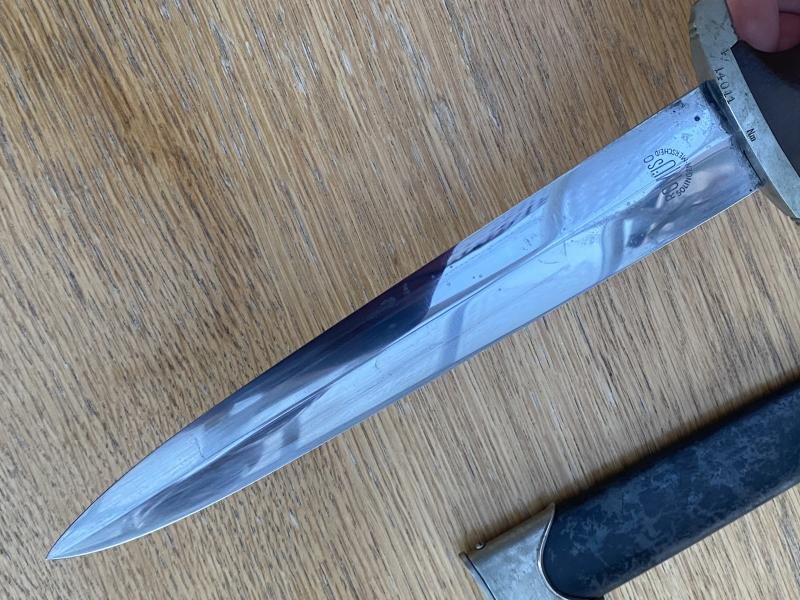 EARLY NSKK/SA DAGGER BY ROMUSO SOLINGEN - with personal ID numbers. — image 8