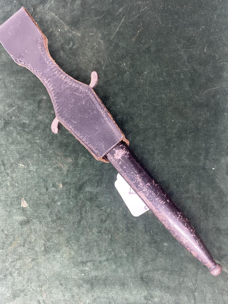 A VERY EARLY EXAMPLE OF A FIRE OFFICERS SHORT SAWBACK PARADE BAYONET. — image 4