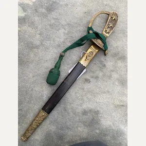 THIRD REICH ERA SUBORDINATE DE-LUXE FORESTRY CUTLASS BY CLEM& JUNG.