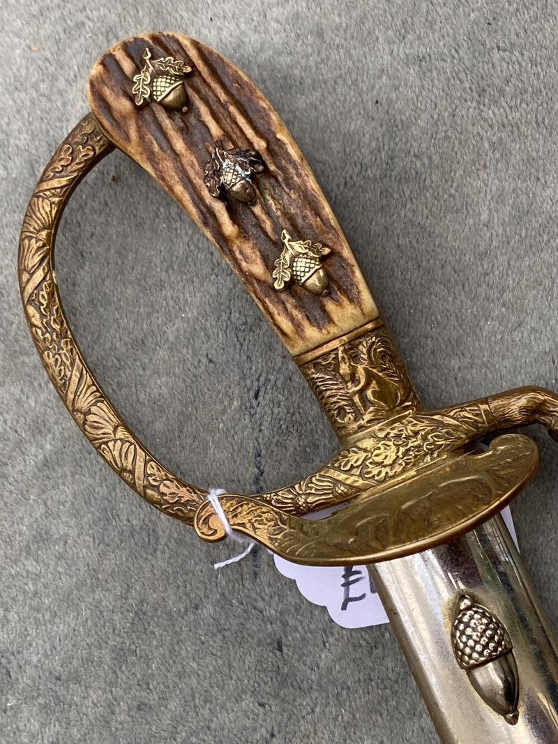 AN EARLY EICKHORN SUBORDINATE FORESTRY CUTLASS. — image 3